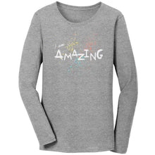 Load image into Gallery viewer, I Am Amazing Ladies Long sleeve