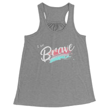 Load image into Gallery viewer, I am Brave Racerback Tank