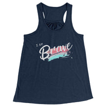Load image into Gallery viewer, I am Brave Racerback Tank