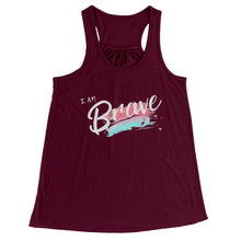 Load image into Gallery viewer, I am Brave Racerback Tank