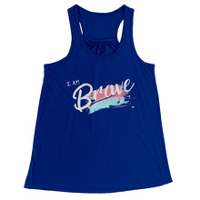Load image into Gallery viewer, I am Brave Racerback Tank