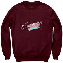 Load image into Gallery viewer, I Am Courageous Youth Crewneck