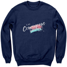 Load image into Gallery viewer, I Am Courageous Youth Crewneck