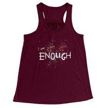 Load image into Gallery viewer, I Am Enough Racerback Tank