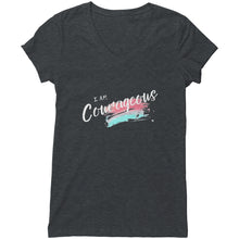 Load image into Gallery viewer, I Am Courageous V-Neck