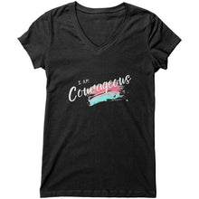 Load image into Gallery viewer, I Am Courageous V-Neck