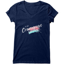 Load image into Gallery viewer, I Am Courageous V-Neck