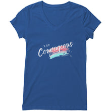 Load image into Gallery viewer, I Am Courageous V-Neck