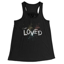 Load image into Gallery viewer, I Am Loved Racerback Tank