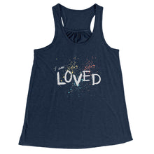 Load image into Gallery viewer, I Am Loved Racerback Tank