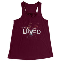 Load image into Gallery viewer, I Am Loved Racerback Tank