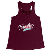 Load image into Gallery viewer, I Am Powerful Racerback Tank