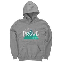 Load image into Gallery viewer, I Am Proud To Be Me Youth Hoodie