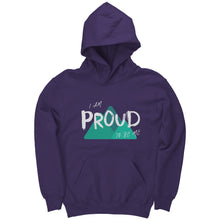 Load image into Gallery viewer, I Am Proud To Be Me Youth Hoodie