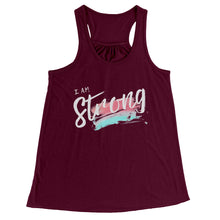 Load image into Gallery viewer, I Am Strong Racerback Tank