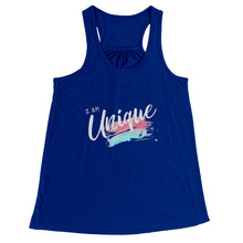 Load image into Gallery viewer, I Am Unique Racerback Tank