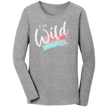 Load image into Gallery viewer, I Am Wild Ladies Long Sleeve
