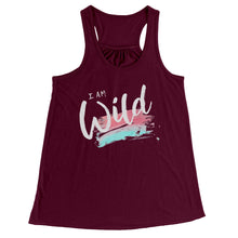 Load image into Gallery viewer, I Am Wild Racerback Tank