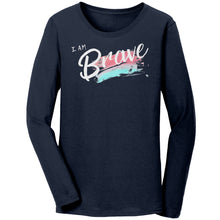 Load image into Gallery viewer, I Am Brave Ladies Long Sleeve
