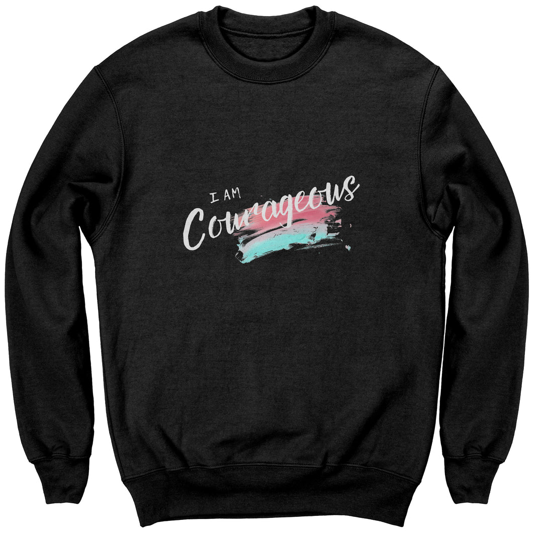 I Am Courageous Youth Crewneck