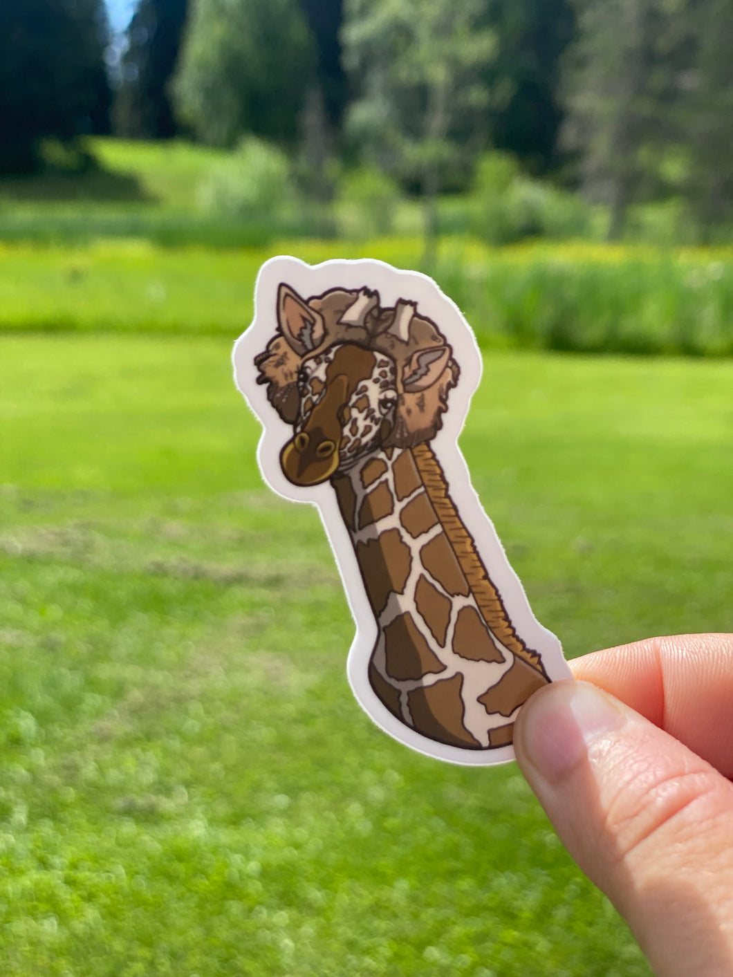 GAN Giraffe Sticker