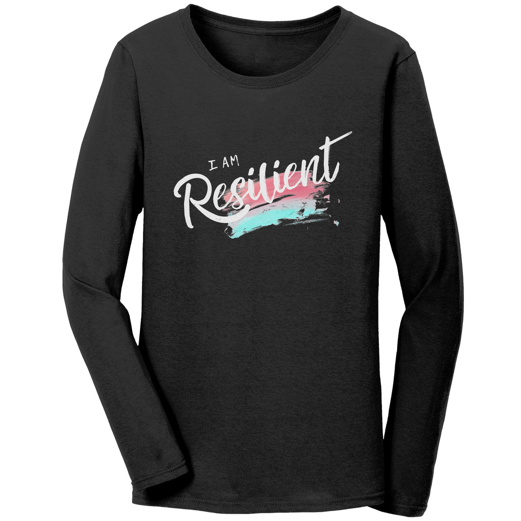 I Am Resilient Ladies Long Sleeve