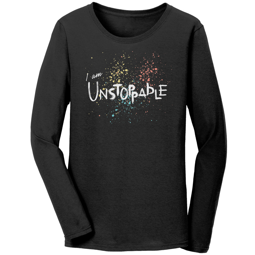 I Am Unstoppable Ladies Long Sleeve