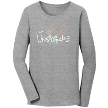 Load image into Gallery viewer, I Am Unstoppable Ladies Long Sleeve
